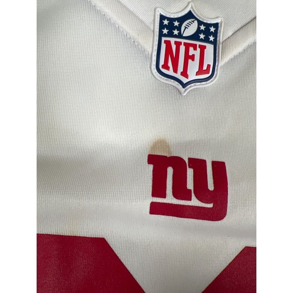 Nike Men L Saquon Barkley New York Giants White Game Jersey - Picture 6 of 10